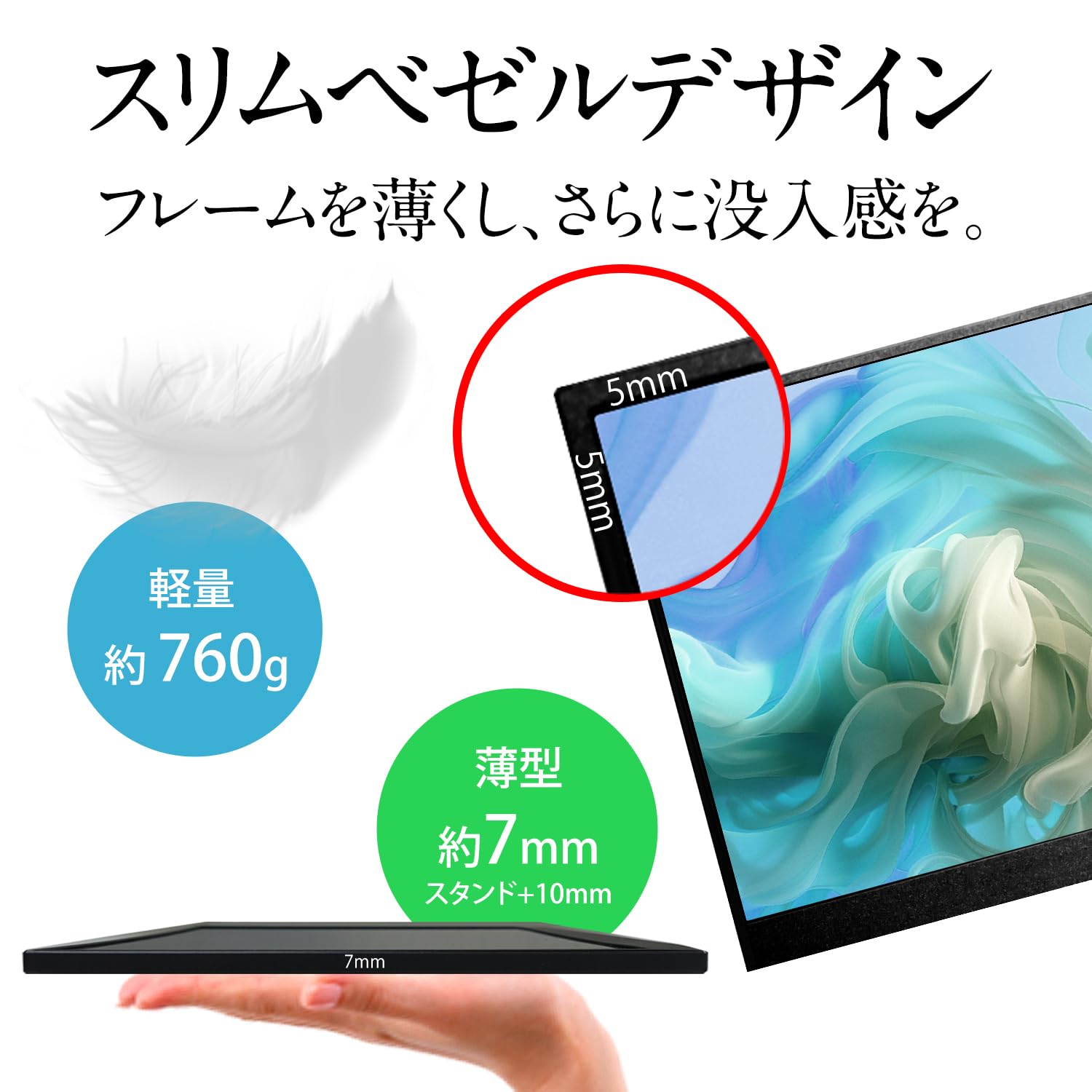 Amazon.co.jp: WINTEN モバイルモニター 15.6インチ 1920*1080 フルHD